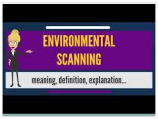 Procedure of Environmental Scanning
 Environmental scanning is a useful managerial tool for assessing the environmental t...
