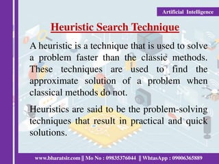 Heuristics Search Techniques | PDF | Search | Internet