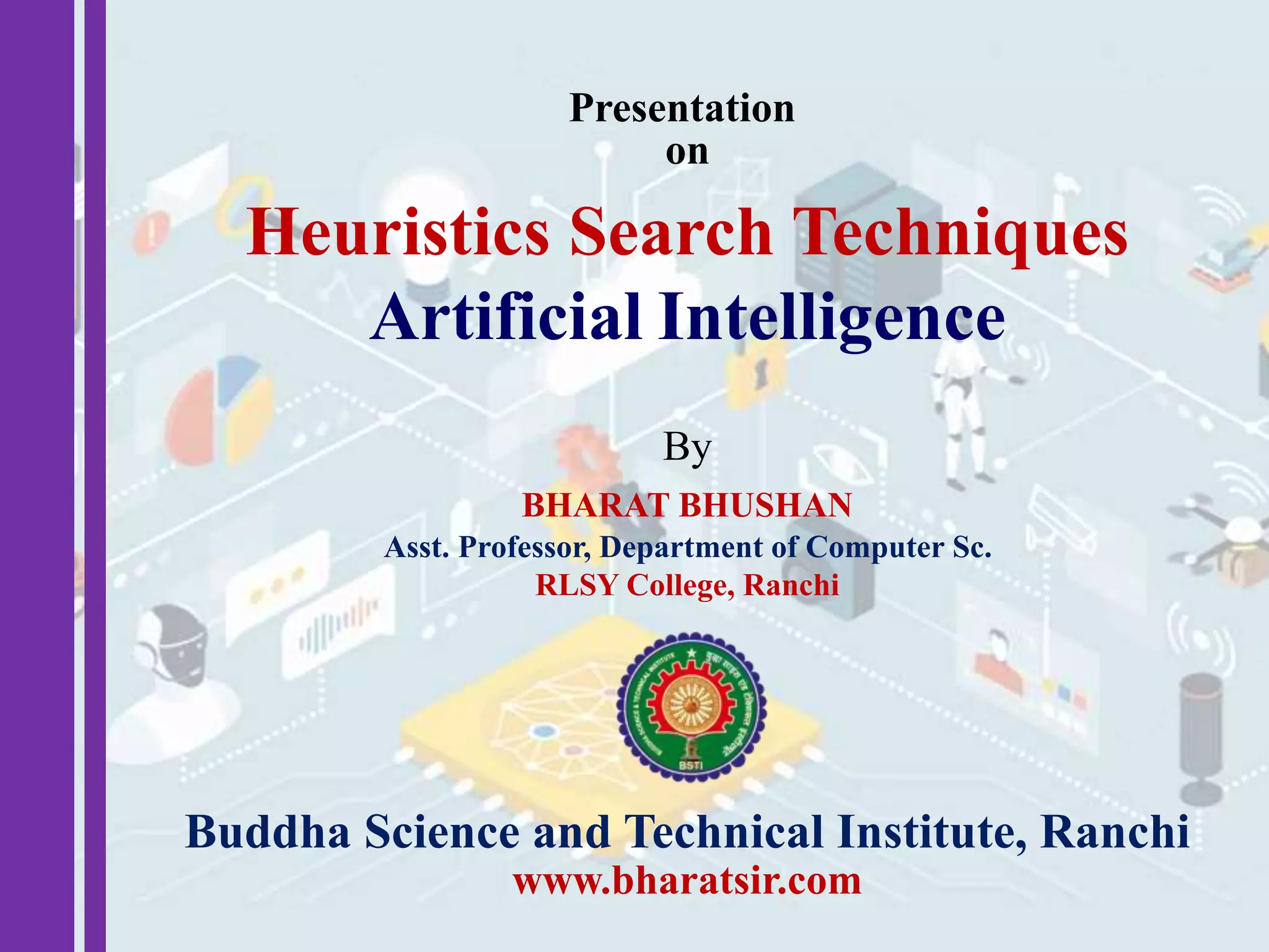 Heuristics Search Techniques in AI | PPTX | Search | Internet