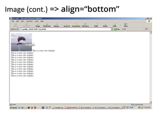 Image (cont.) => align=“bottom”
 