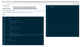 Query- Extract only book category start from
book available at zeroth index upto first index
 