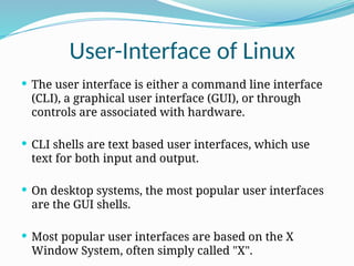 Comprehensive Overview of Linux Operating System: Features ...