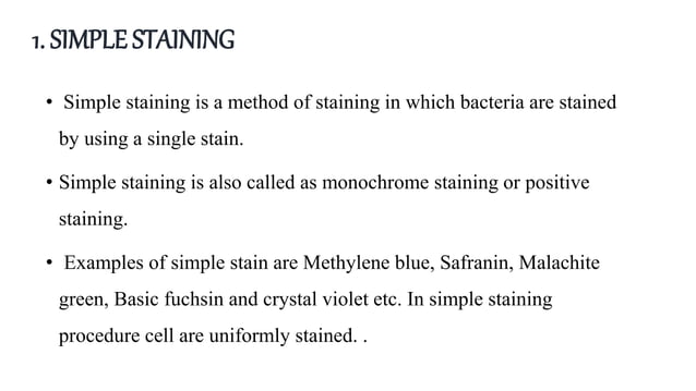 IDENTIFICATION OF BACTERIA USING STAINING TECHNIQUES | PPTX | Chemistry ...