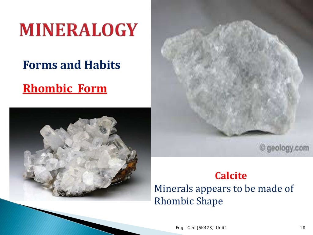 MINERALOGY