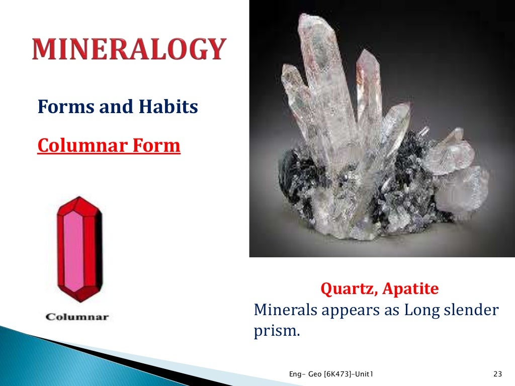 MINERALOGY