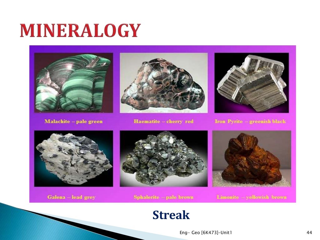 MINERALOGY