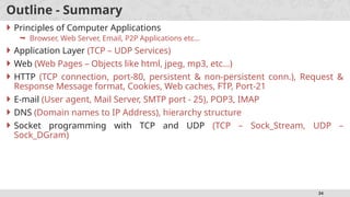 computer networks application layer part 1 | PPTX