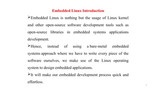 Comprehensive Overview of Embedded Linux and Its Kernel Applications in ...