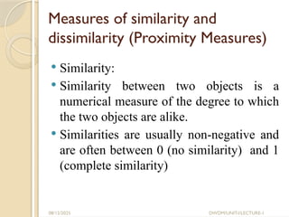 Similarities Object DM_Presentation regarding unit 2 of_CSEA | PPTX