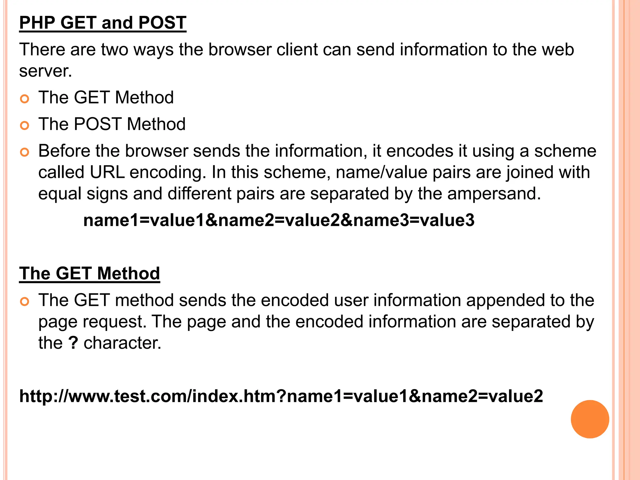 The basics of php for engeneering students | PPT