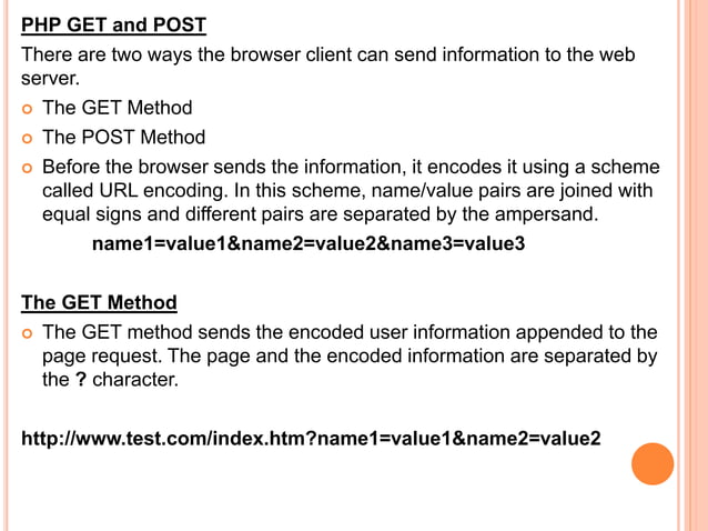 The basics of php for engeneering students | PPT