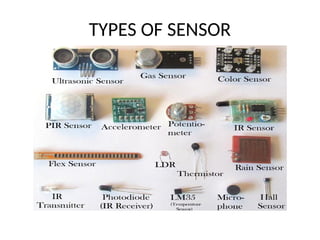 UNIT-2 ppt presentation for sensor and its application | PPTX