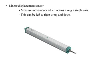 UNIT-2 ppt presentation for sensor and its application | PPTX