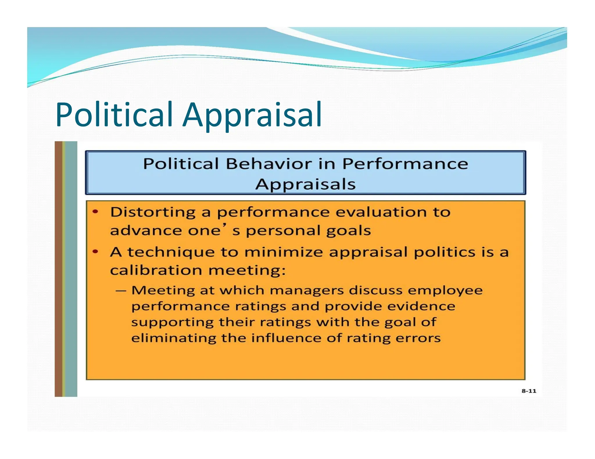 Political Appraisal
 