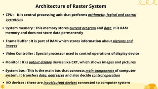 Unit-2 raster scan graphics,line,circle and polygon algorithms | PDF