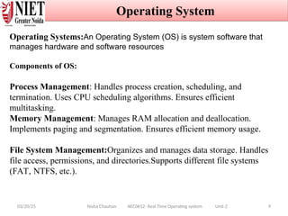 UNIT -2 Real Time Operating System for VLSI.ppt