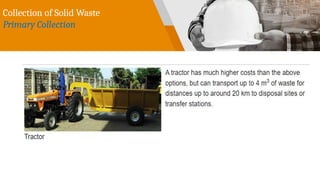 Collection of Solid Waste
Primary Collection
 
