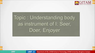 Department of CSE, GITAM School of Technology, GITAM University, Bengaluru Campus
 