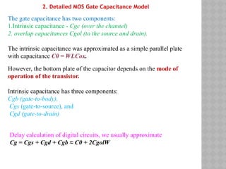 MOSFET Transistor Operation/ Characteristics Unit-2 VLSI.pptx
