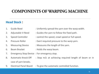 Warping Reed textile warping | PDF