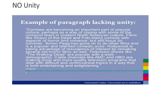 No Unity Sentences Unit-2, Writing Skills.ppt bussiness communication | PPT