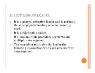 Pass 1 Algorithm For Linking Loader Unit 3 | PDF