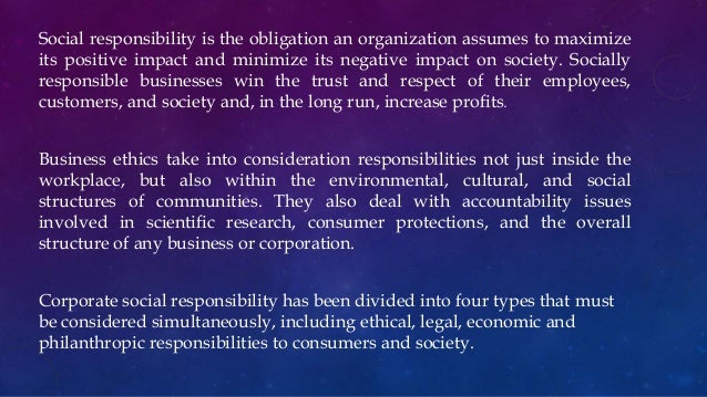 Impact Of Ethics On Business