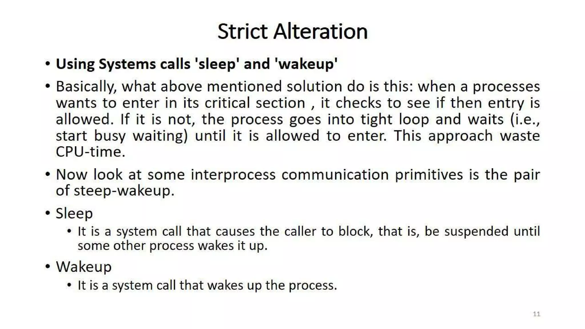 OS Unit 3 - Interprocess Communication