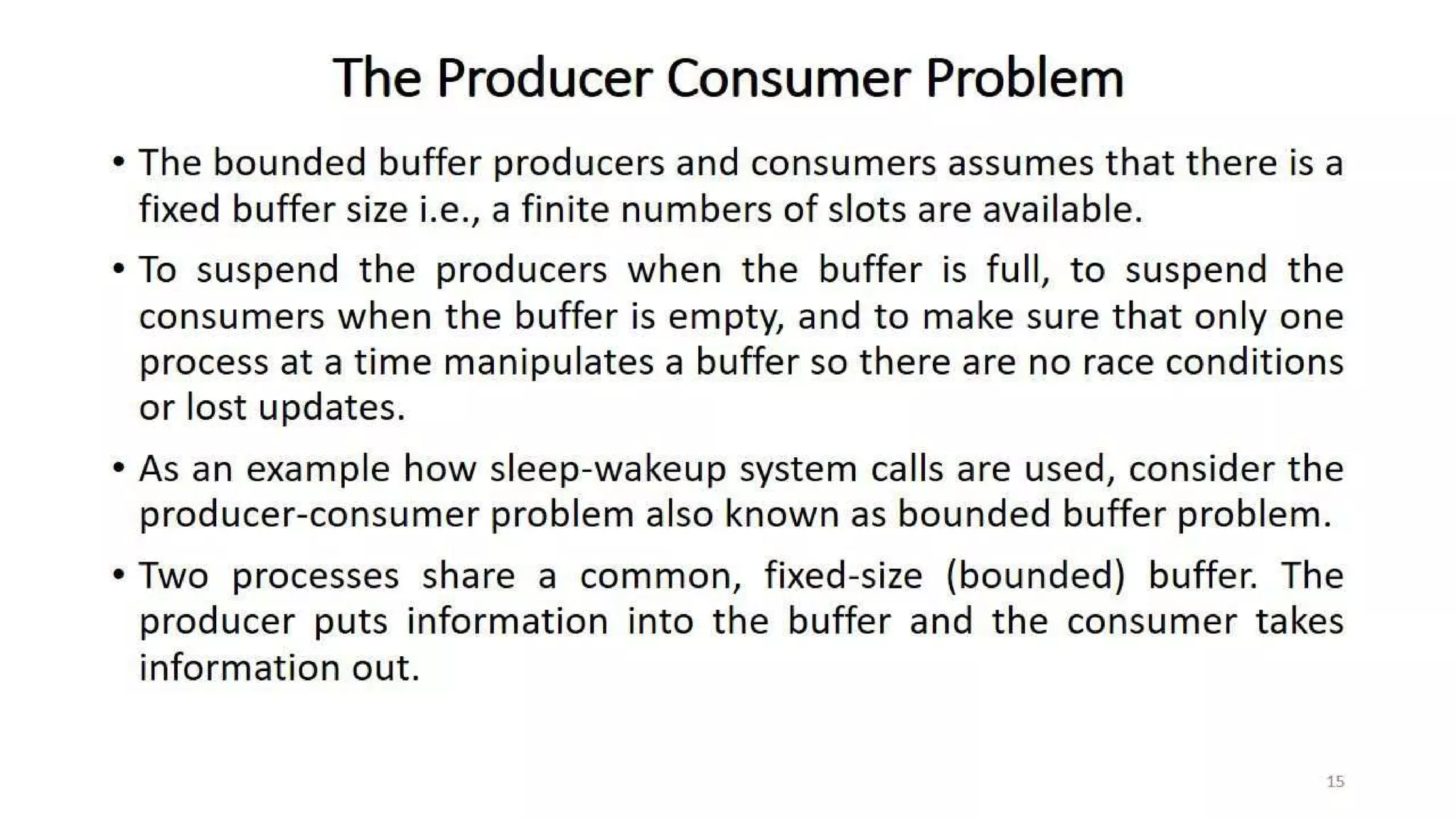 OS Unit 3 - Interprocess Communication