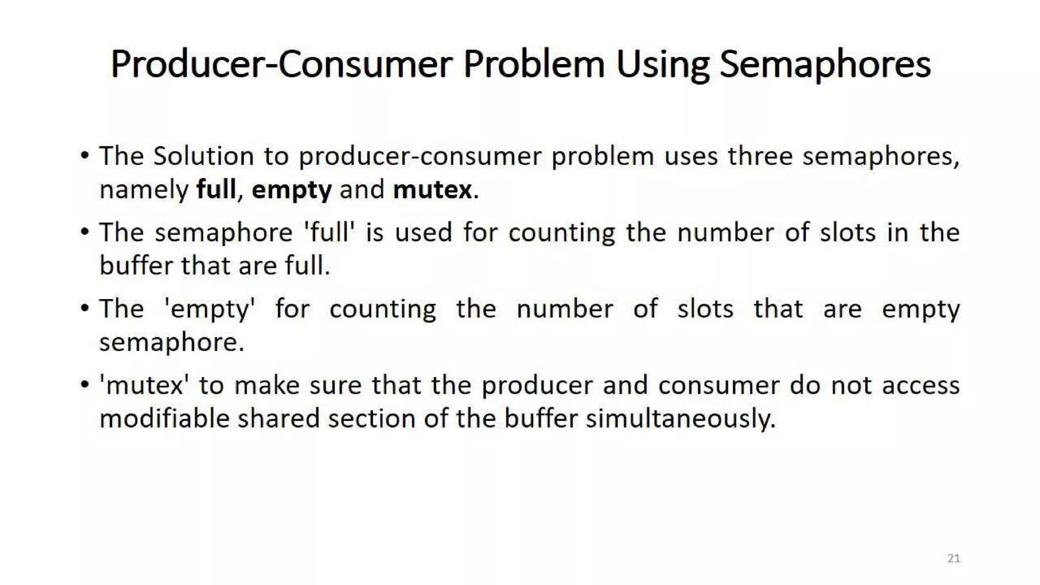 OS Unit 3 - Interprocess Communication