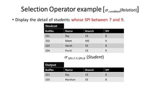 DBMS Unit - 3 - Relational query languages | PDF