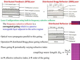 Optical Dbr Unit 3- OPTICAL SOURCES AND DETECTORS | PPTX