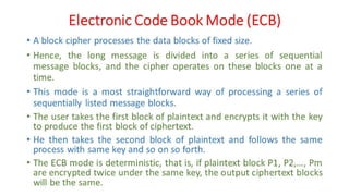 CNS - Unit - 3 - Block Cipher Mode | PDF