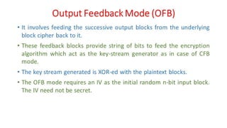 CNS - Unit - 3 - Block Cipher Mode | PDF