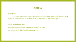 Python for Beginners | PPT