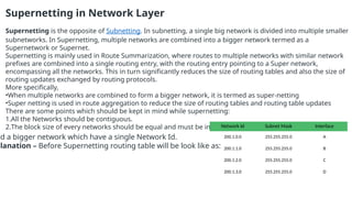computer network notes in network layer. | PPT