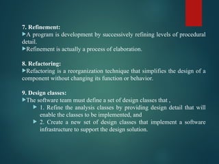 Software Refinement software engineering unit-3 in software engineering | PPT
