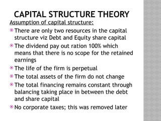 FINANCIAL MANAGEMENT - CAPITAL STRUCTURE | PPTX