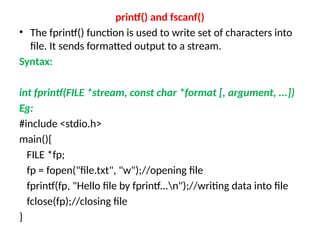 pre processor and file handling in c language ppt | PPT