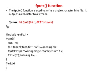 pre processor and file handling in c language ppt | PPTX