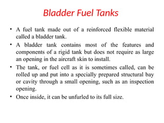 Fuel Bladder Componenets A chapter of random subject which I don't know | PPTX