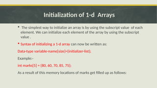 unit-3.1_array data analysis kuch bhi padh lo jo mann wo sb h iss ppt ...