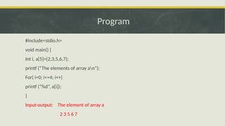 unit-3.1_array data analysis kuch bhi padh lo jo mann wo sb h iss ppt ...