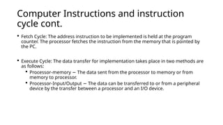 Basic computer organization and designs. | PPTX