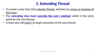 Unit-3.2 Multithreading - (1).pdf and Programming | PDF