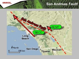 San Andreas Fault!
20 mm/yr
 