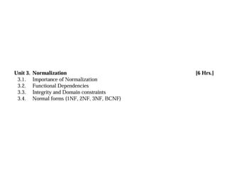Comprehensive Guide to Database Normalization and Functional ...