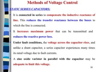Reactive Capacitor Unit UNIT-3-PPT-Reactive Power Voltage control | PPTX