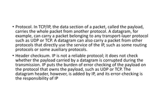 Comprehensive Overview of IPv4 Network Layer Protocols and IP ...