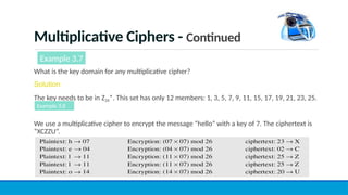 Chapter 3: introduction to cryptography and historical ciphers | PPTX